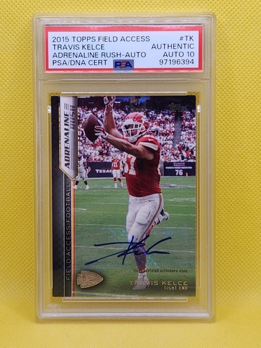 Travis Kelce Card Auto