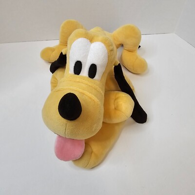 Disney Collection Laying Down Pluto Dog Plush Stuffed Animal Toy