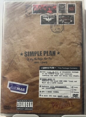 Mega rare CD + Dvd No Longer Made Simple Plan A big package for you 1999-2003