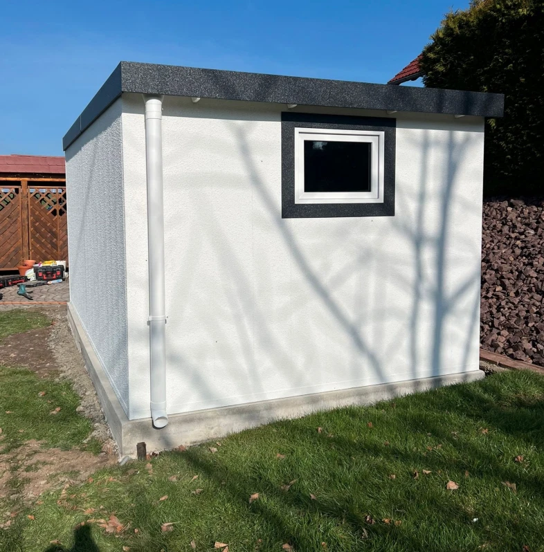 Massive Garage B 2,88 x L 5,90 x H 2,33 m - Einzelgarage | Fertiggarage | Neu - Bild 3 von 4