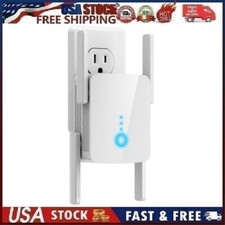 WLM Fastest WiFi Extender Signal Booster for Home - Up to 9000 sq. ft Coverage,