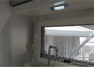 2X 12V Rail Strip Light with Switch Caravan Boat Aluminum Swivel Lamp Cool White - Picture 4 of 10