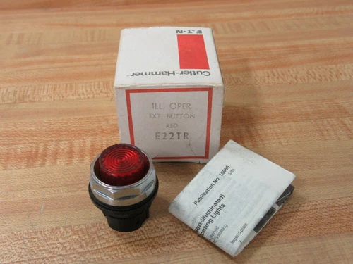 Cutler Hammer E22TR Eaton Red Ext. Button