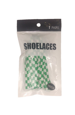 FLAT CHECKERED Athletic SHOE LACES Sneaker Casual Shoe Strings