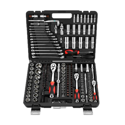 NEW 216 pcs spanner socket set 1/2'' 1/4'' 3/8''  Mechanic Tool Kit wrench