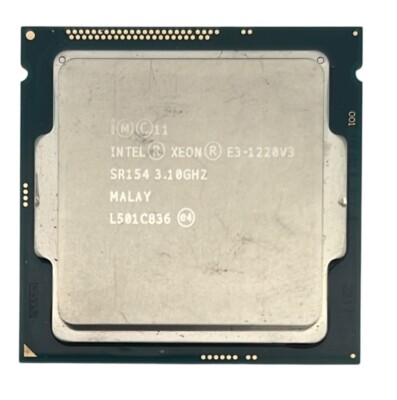 Intel Xeon E3-1220V3 3.10GHz Quad-Core Processor SR154 LGA1150 Socket