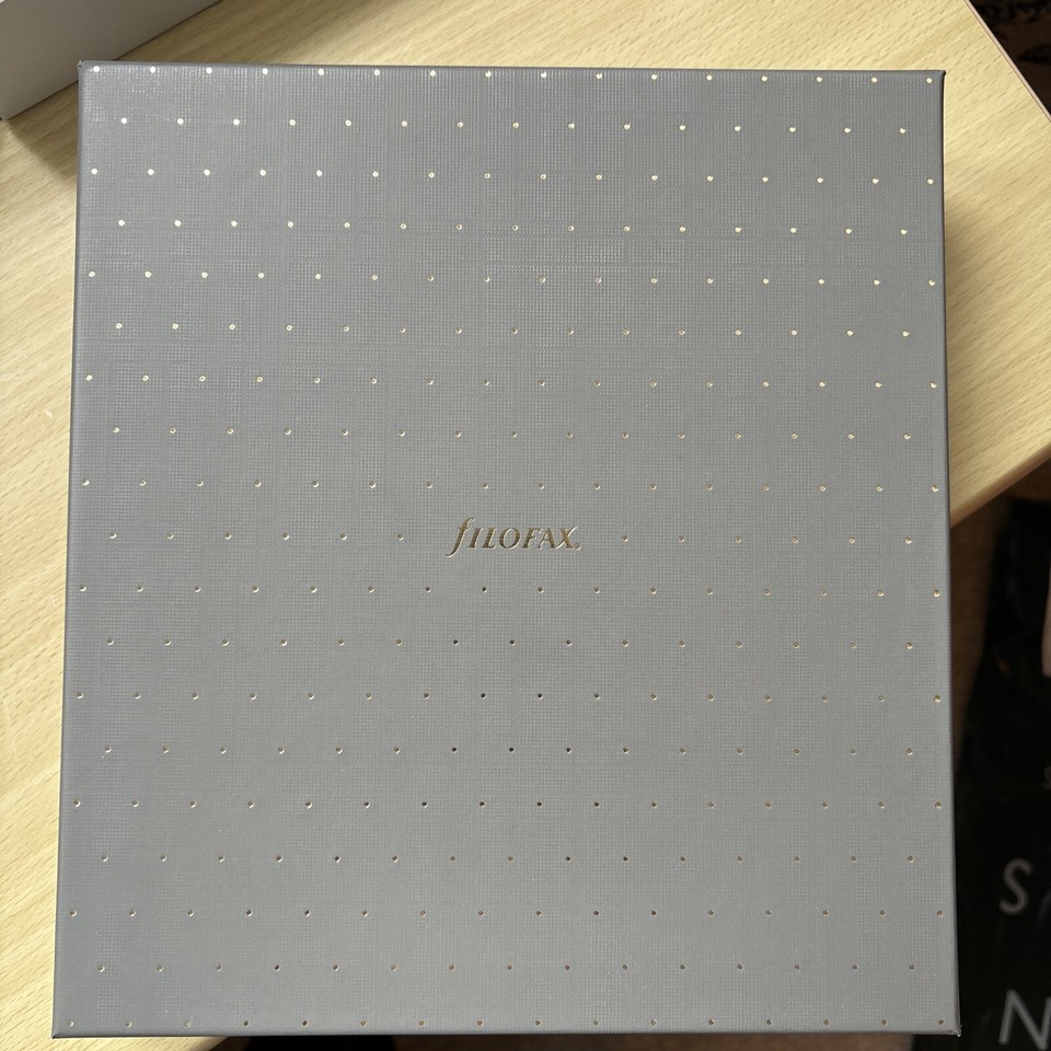 NEW Filofax A5 Size Malden Leather Organiser Stone eBay