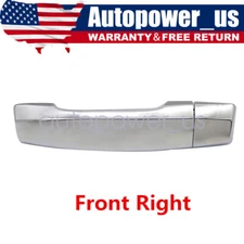 Exterior Door Handle For Nissan Titan 2004-2018 Chrome Front Passenger Side