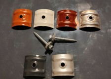 Kalotten 24° für Sinus Profil 76/18 Schrauben 6,5x64mm Kalotten vers.RAL Farben