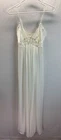 JONQUIL by DIANE SAMANDI Ivory Long beaded Lace Nightgown Size P small