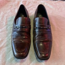 Steve Madden P-Cal Men's Horsebit Loafers Dress Shoes Size 10 Leather Brown