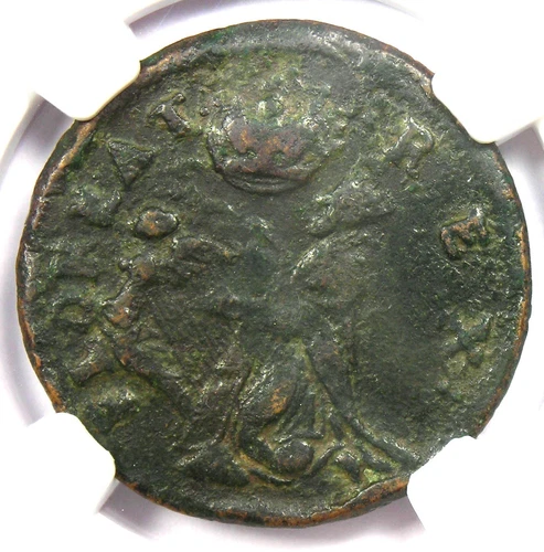 1670 New Jersey St Patrick Farthing Colonial Coin 1/4P - NGC VF Details