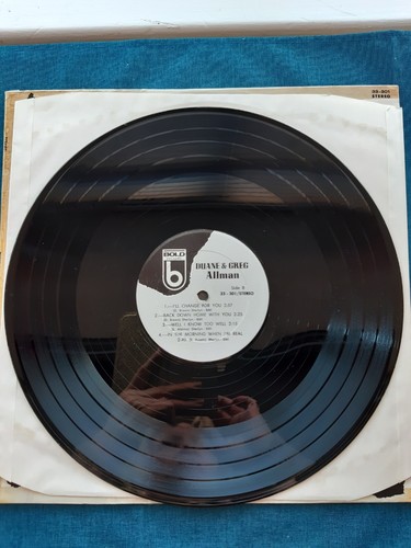 DUANE & GREGG ALLMAN LP DUANE & GREGG ALLMAN VERY RARE ORIGINAL 1972 NM/G+ - Picture 7 of 8