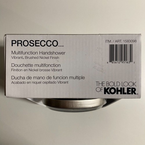 Kohler Prosecco Multifunction Shower Head, Brushed Nickel, R28719GBN