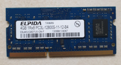 ELPIDA 4 GB 1Rx8 PC3L - 12800S Arbeitsspeicher Laptop RAM