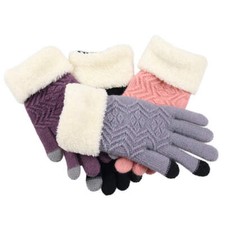 Ladies Winter knitted gloves