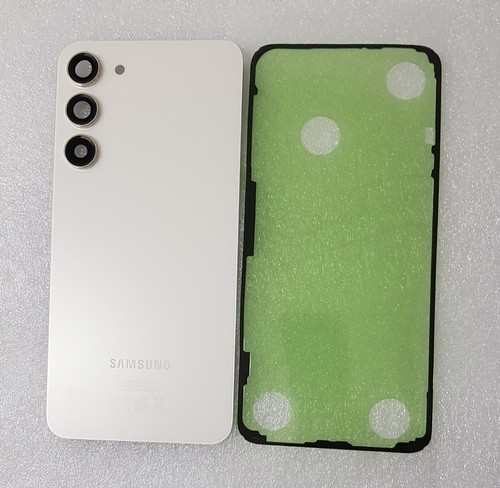 Original Samsung Galaxy S23+ PLUS 5G S916B Akkudeckel Backcover Cream + Kleber B