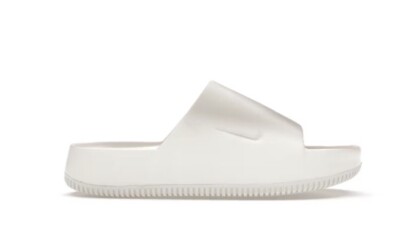 Nike Calm Slide Size M 9/W 10.5 Color Sail #FD4116 100 NEW IN BOX