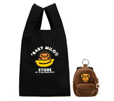 New A Bathing Ape BAPE BABY MILO STORE BABY MILO KEYCHAIN ECO BAG