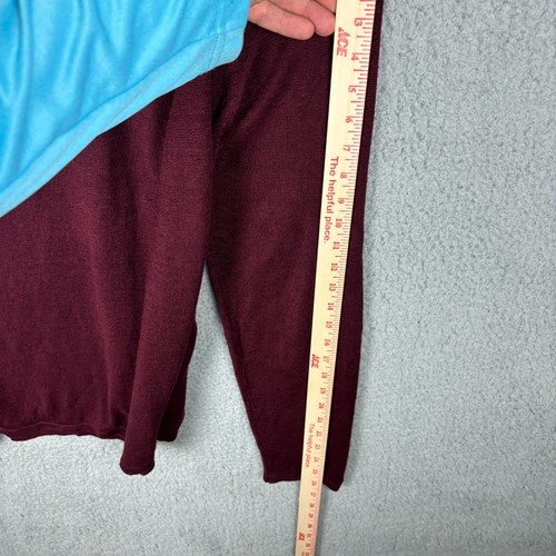 Club Monaco Marino Wool Sweater Medium Italian Yarn Gray Long Sleeve Crew Neck - Picture 11 of 18