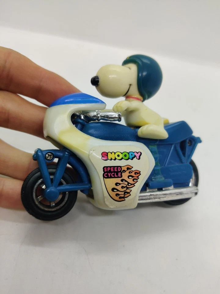 Snoopy Speed Cycle Hasbro Aviva 1966 - Hong Kong Voir Photos Moteur A Friction - Photo 4/4