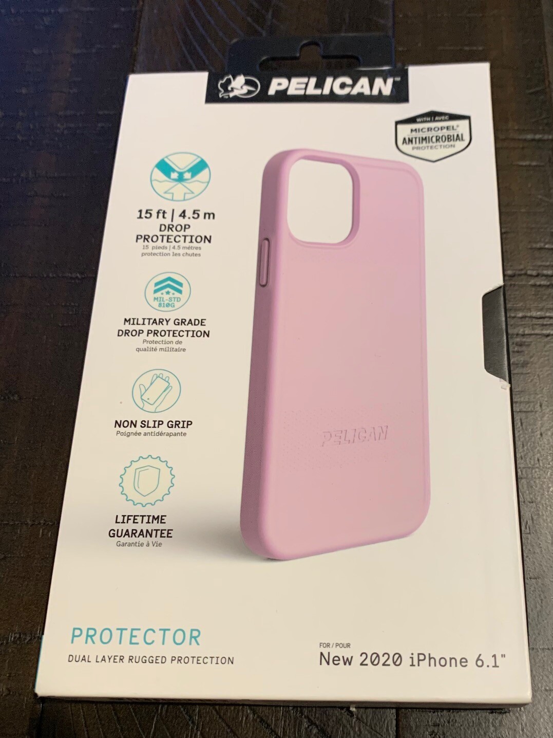 Pelican Protector Slim Rugged Case for iPhone 12 / 12 Pro (6.1") Mauve