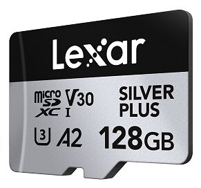 0843367135332 Lexar Professional SILVER PLUS 128GB MicroSDXC UHS-I Lexar - Zdjęcie 2 z 2