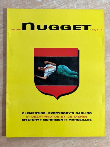 NUGGET Man's World Magazine December 1957 Vol. 2 #11 PINUP HIGH GRADE FILE COPY - Picture 2 of 7