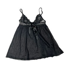 Victoria's Secret Sheer Lace Babydoll Chemise Medium