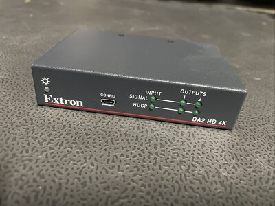 Extron 32-1720-01 DA2 HD 4K HDMI Distribution Amp 2 output 4K/60 HD DA