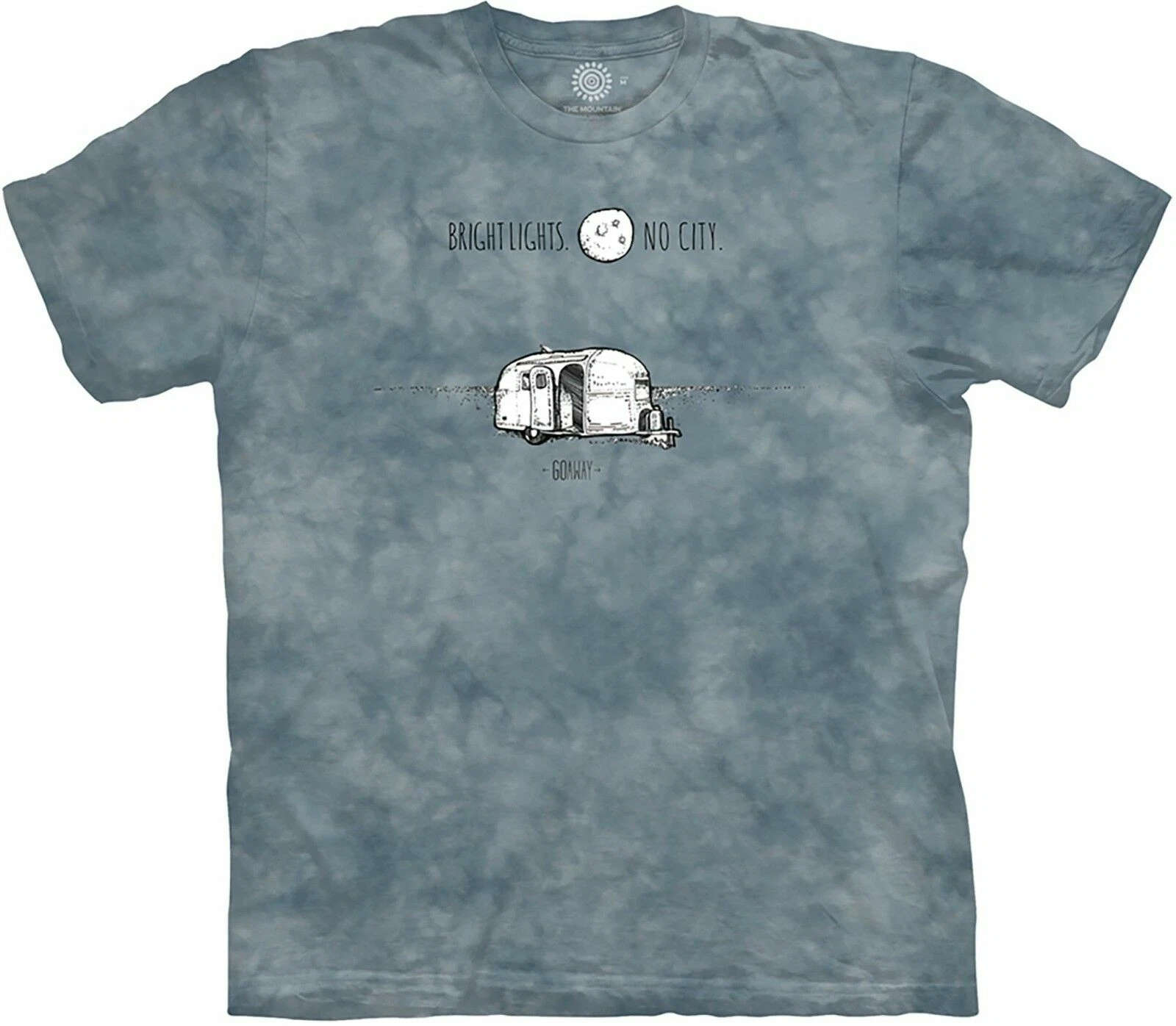 The Mountain Bright Lighs. No City. Go Away. Camping T-Shirt (Sm - XL)
