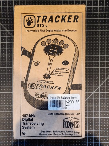 BCA TRACKER DTS AVALANCHE Transceiver Beacon With Harness Straps Powers On - 第 7/7 張圖片