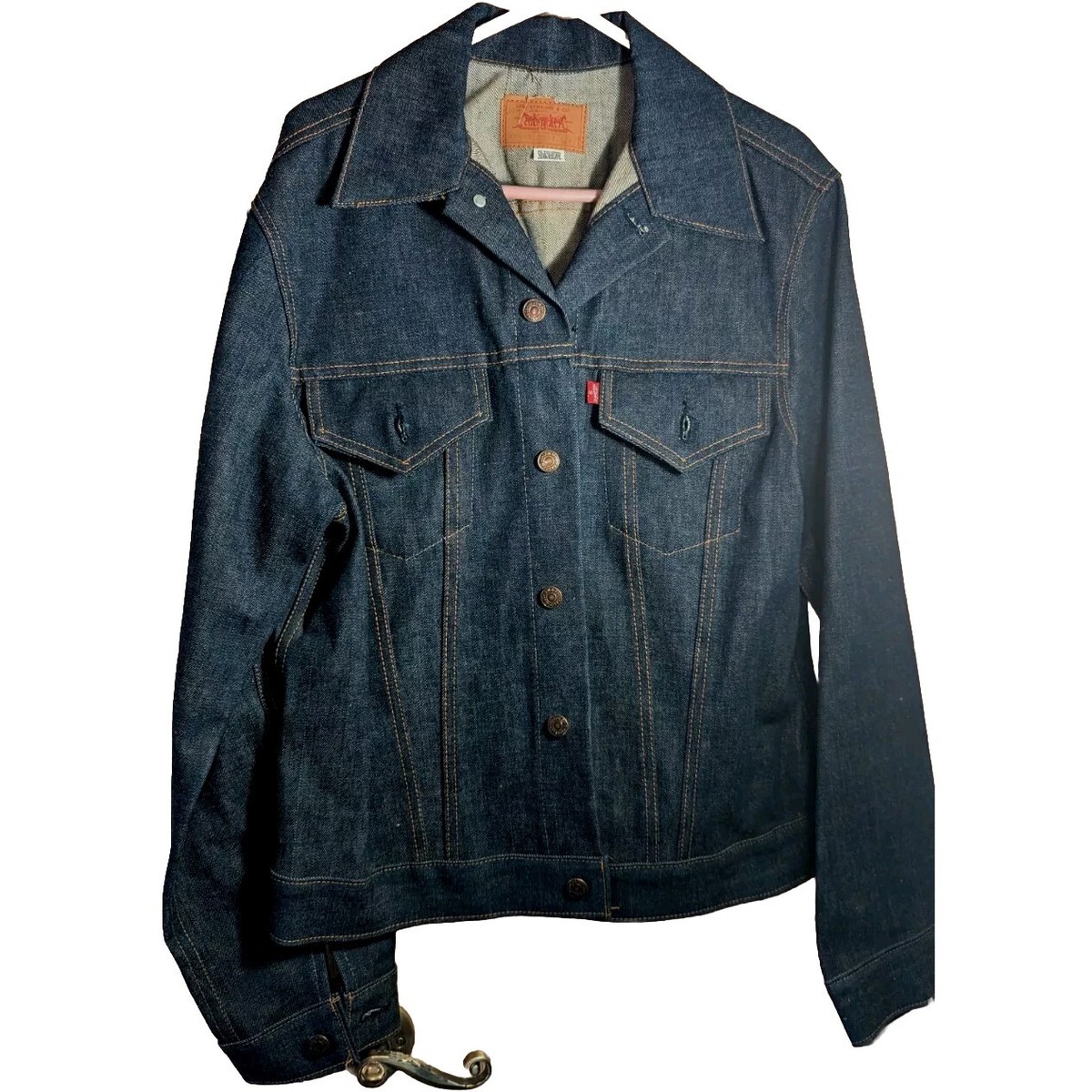 1970s VTG Levi's Denim Jacket NOS Deadstock Stamp #529 70505 1970s VTG Levi's Denim Jacket NOS Deadstock Stamp #529 70505