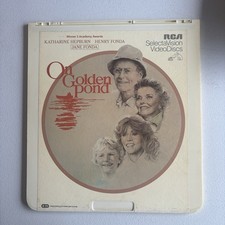 On Golden Pond RCA SelectaVision CED VideoDisc Henry Jane Fonda Hepburn