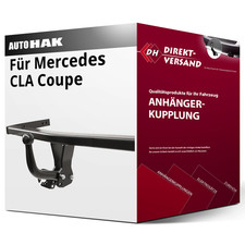 Für Mercedes CLA Coupe Typ C117 (Auto Hak) Anhängerkupplung starr neu