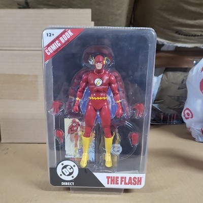 DC Direct DC Comics The Flash Page Punchers Figure Plastic Boxed Comic Book