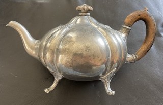 antike versilberte Teekanne England