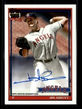 Jim Abbott 2026 Topps Series 1 Baseball 1991 Topps Auto Angels [klsB59