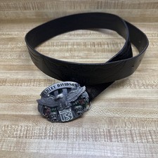 Harley-Davidson Women&rsquo;s Belt 30&rdquo; Waist &ndash; Eagle Buckle &ndash; Made in USA Biker Style