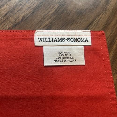 Corredor de Mesa Williams Sonoma Rojo Azul Amarillo Floral Español 19" x 106" Algodón - Imagen 8 de 16
