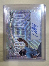 2022 Leaf Metal Draft  Autographs Isaiah Likely #DB-IL1 Silver Wave #'d/30