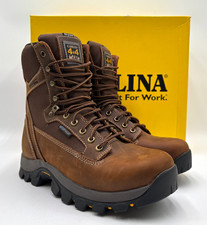 Carolina FORREST CA4015 Men's NEW Waterproof Work Boot Brown Multiple Sizes NIB