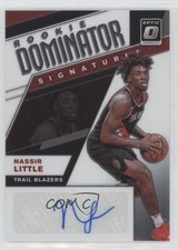 2019-20 Donruss Optic Rookie Dominator Signatures 25/49 Nassir Little Auto v9t