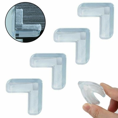 Soft Protector 4 Stück ABS Kinder Kunststoff Transparent Schreibtisch Schutz