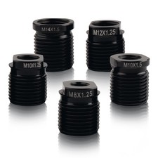 5PCS Shift Knob Adapter,Aluminum Alloy Shifter Knobs Thread Adapter for Connecti