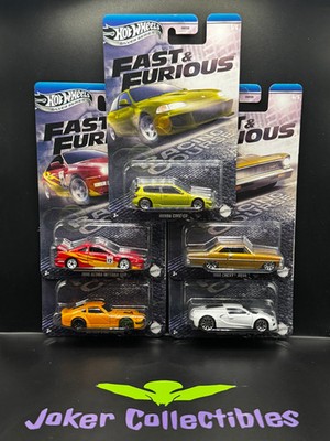 ミニカー Hotwheels FAST&FURIOUS Hot Wheels Silver Series 2025 Fast & Furious Racing Course Set of