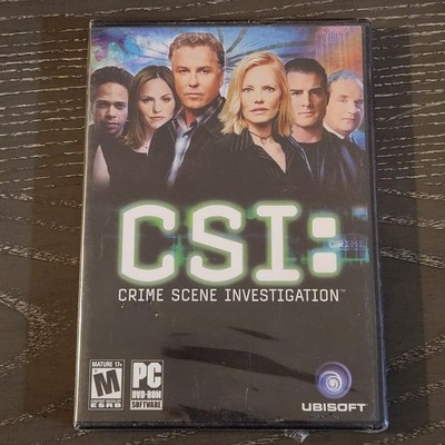 CSI Crime Scene Investigation PC DVD-ROM Ubisoft New Sealed
