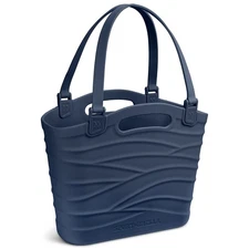 Sports Brella “The Everything Tote” Big Beach Teal Tote Waterproof Navy