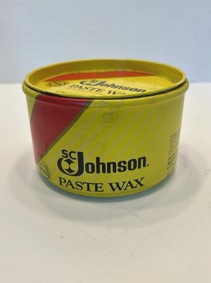 SC Johnson Wood Paste Wax Original Formula 16oz  1998 OPEN 98% Full