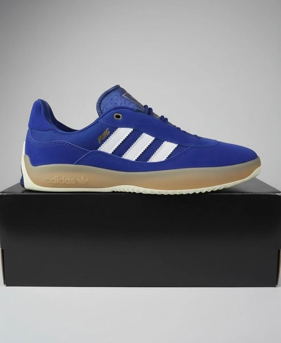 るいす Adidas Puig Mystery Ink Blue Suede Men's Size 9 FV5930 Lucas Puig